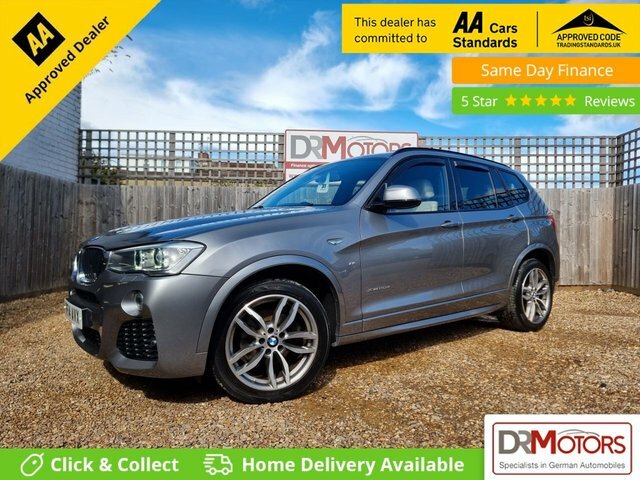BMW X3 2.0 20D M Sport Suv Xdrive Euro 6 Grey