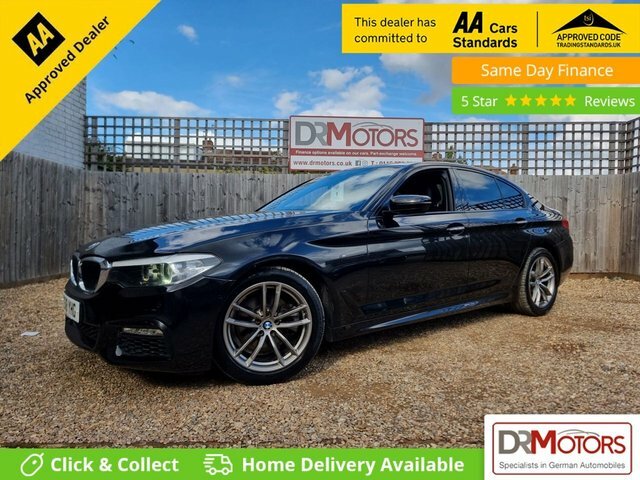BMW 5 Series 2.0 520D M Sport Saloon Euro 6 S Black