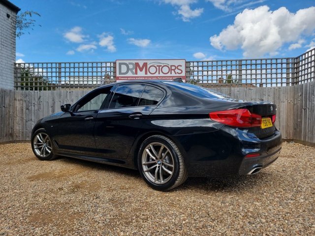 BMW 5 Series 2.0 520D M Sport Saloon Euro 6 S YS18YHG Black #4