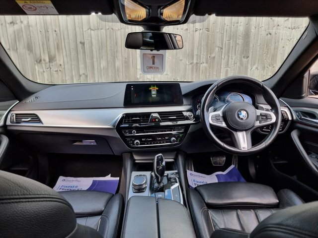 BMW 5 Series 2.0 520D M Sport Saloon Euro 6 S YS18YHG Black #5
