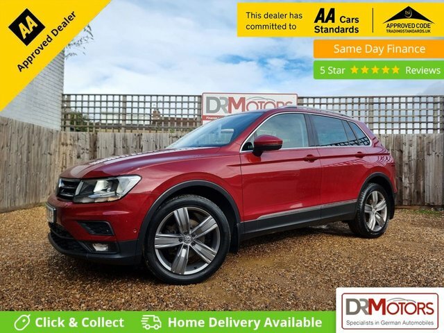 Volkswagen Tiguan 2.0 Tdi Match Suv 4Motion Euro 6 Red