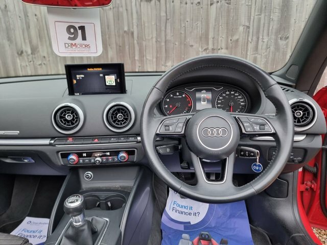 Audi A3 Cabriolet 1.5 Tfsi Cod 35 Sport Convertible Manua Red #3