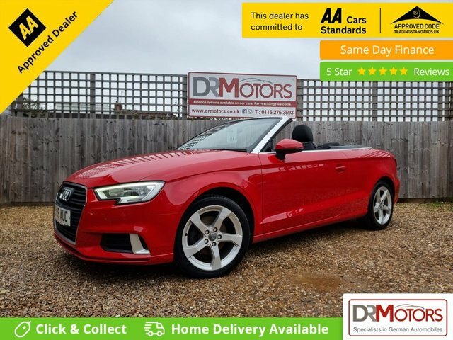 Audi A3 Cabriolet 1.5 Tfsi Cod 35 Sport Convertible Manua Red