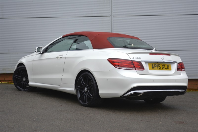 Mercedes-Benz E Class 3.5 E400 V6 Amg Line Cabriolet G-tronic AP15XLD White #5