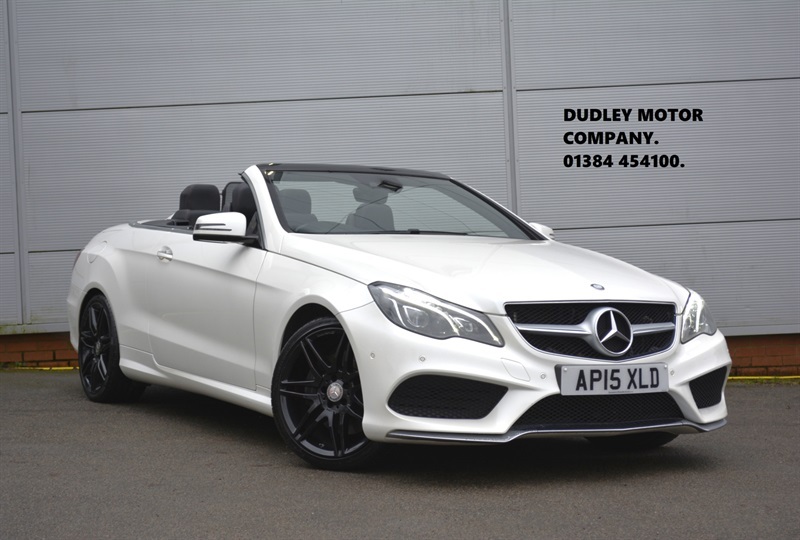 Mercedes-Benz E Class 3.5 E400 V6 Amg Line Cabriolet G-tronic White