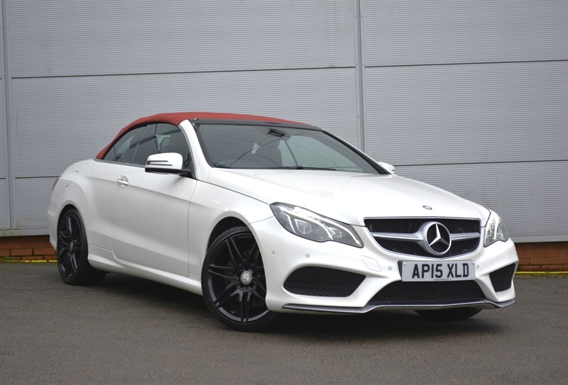 Mercedes-Benz E Class 3.5 E400 V6 Amg Line Cabriolet G-tronic AP15XLD White #2