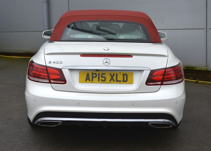 Mercedes-Benz E Class 3.5 E400 V6 Amg Line Cabriolet G-tronic AP15XLD White #6