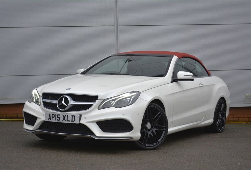 Mercedes-Benz E Class 3.5 E400 V6 Amg Line Cabriolet G-tronic AP15XLD White #3