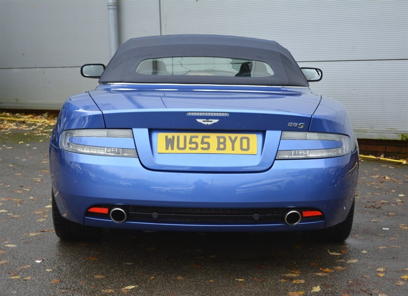 Aston Martin DB9 5.9 Volante Seq Eu4 394 Gkm, 450 Bh WU55BYO Blue #5