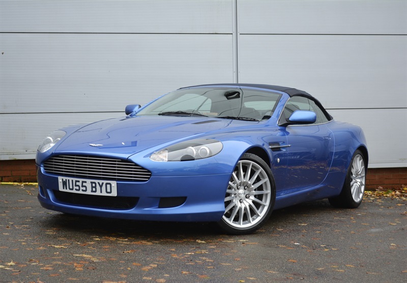 Aston Martin DB9 5.9 Volante Seq Eu4 394 Gkm, 450 Bh WU55BYO Blue #2