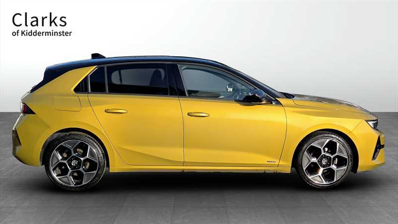 Vauxhall Astra 1.2 Turbo Ultimate Hatchback Euro VE72HJV Yellow #6