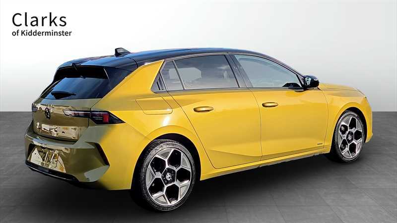 Vauxhall Astra 1.2 Turbo Ultimate Hatchback Euro VE72HJV Yellow #3