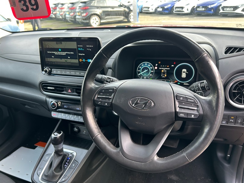 Hyundai Kona 1.6 H-gdi Premium Suv Hybrid Dct Euro 6 GL22YBS Red #3