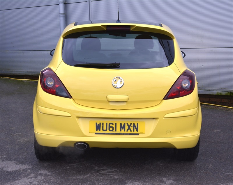Vauxhall Corsa 1.2 16V Limited Edition Hatchback Manua WU61MXN Yellow #5
