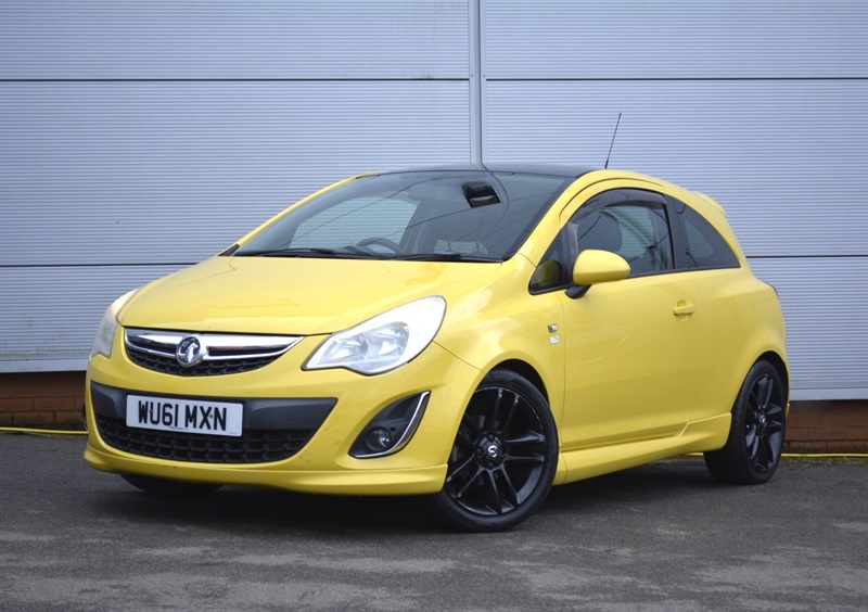 Vauxhall Corsa 1.2 16V Limited Edition Hatchback Manua WU61MXN Yellow #2