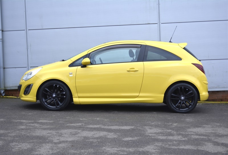 Vauxhall Corsa 1.2 16V Limited Edition Hatchback Manua WU61MXN Yellow #3