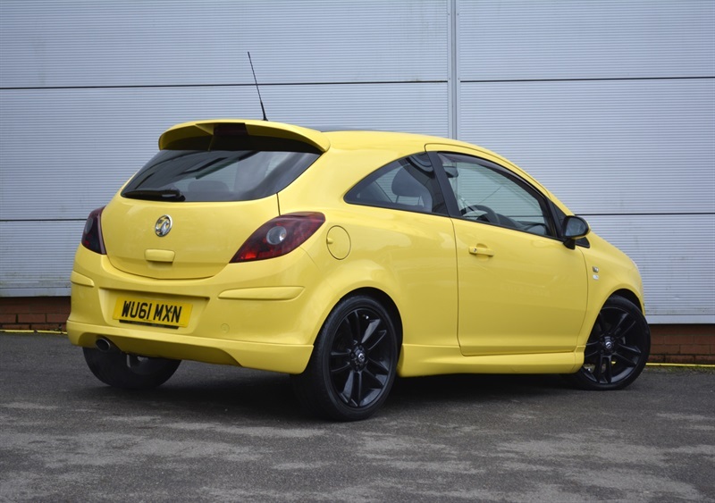 Vauxhall Corsa 1.2 16V Limited Edition Hatchback Manua WU61MXN Yellow #6
