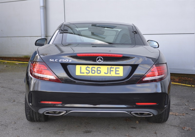 Mercedes-Benz SLC 2.1 Slc250d Amg Line Convertible G-tron LS66JFE Black #6