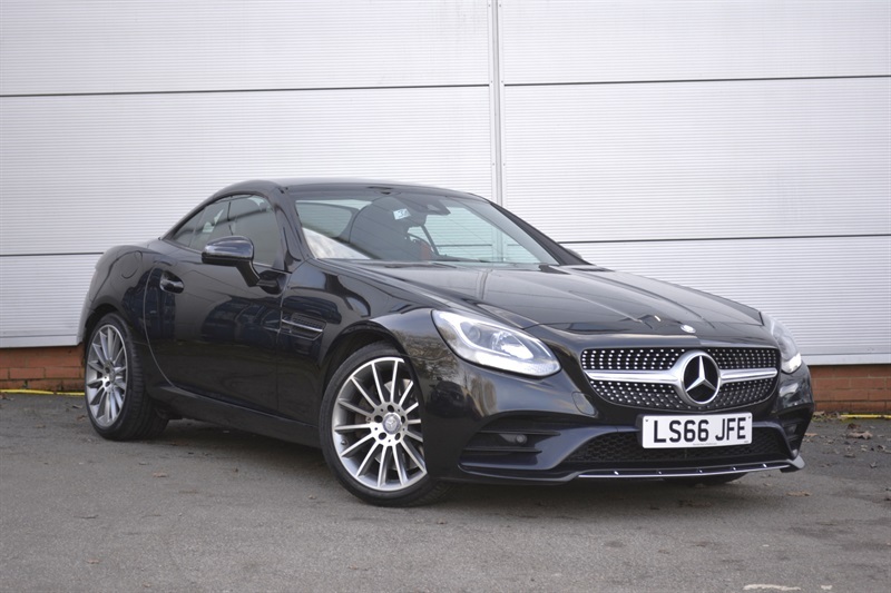 Mercedes-Benz SLC 2.1 Slc250d Amg Line Convertible G-tron LS66JFE Black #2