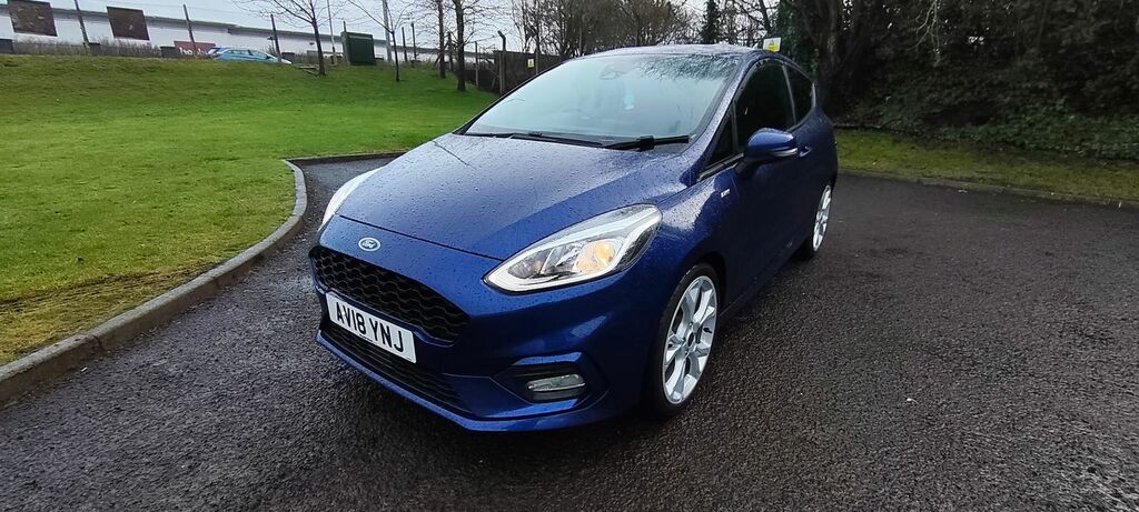 Ford Fiesta 1.0T Ecoboost St-line Hatchback Blue