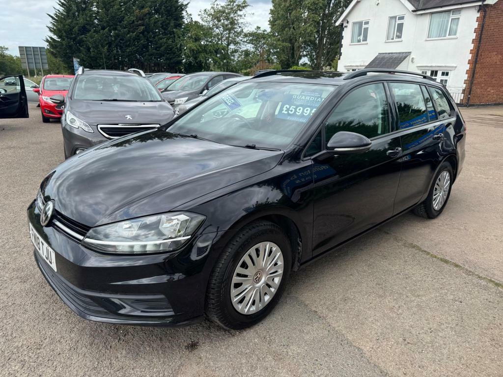 Volkswagen Golf 1.6 Tdi S Euro 6 Ss FM18TJU Black #6