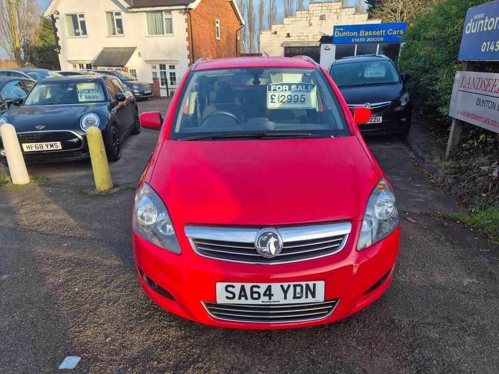 Vauxhall Zafira 1.8 16V Design Euro 5 SA64YDN Red #2