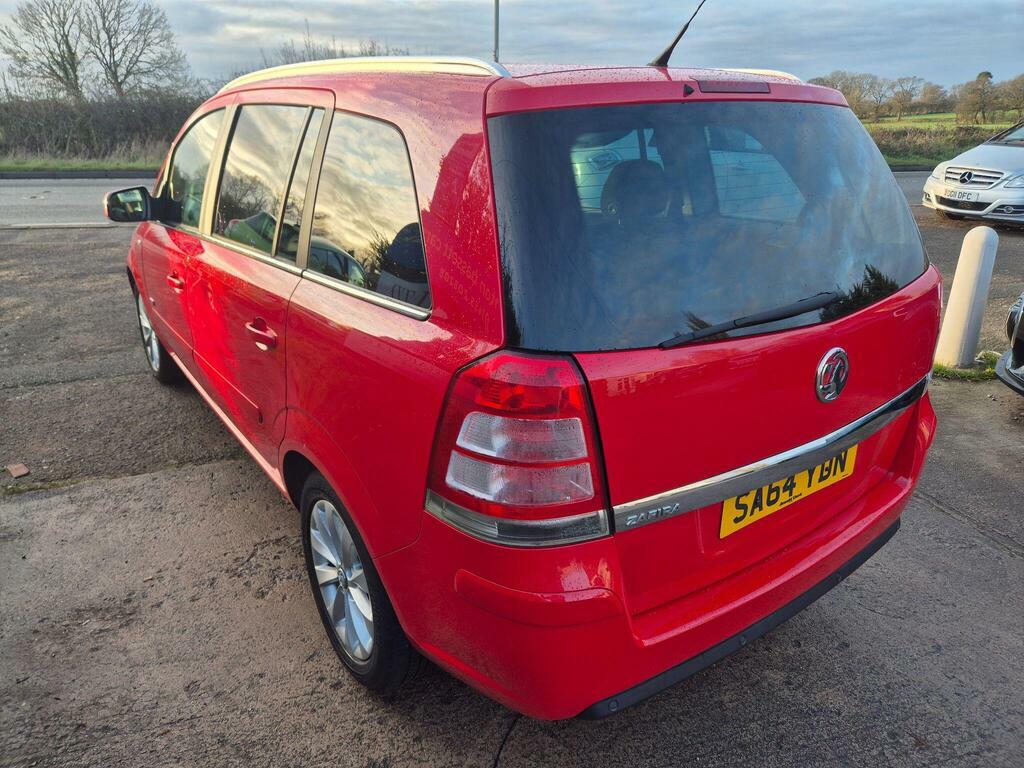 Vauxhall Zafira 1.8 16V Design Euro 5 SA64YDN Red #4