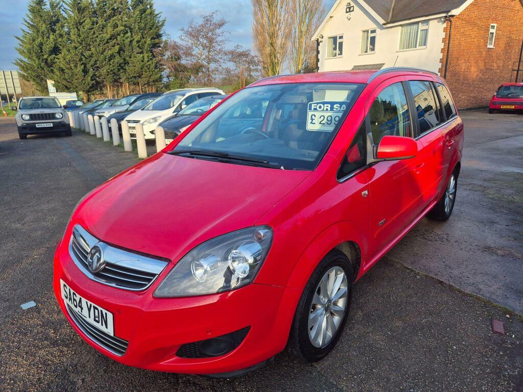 Vauxhall Zafira 1.8 16V Design Euro 5 SA64YDN Red #3