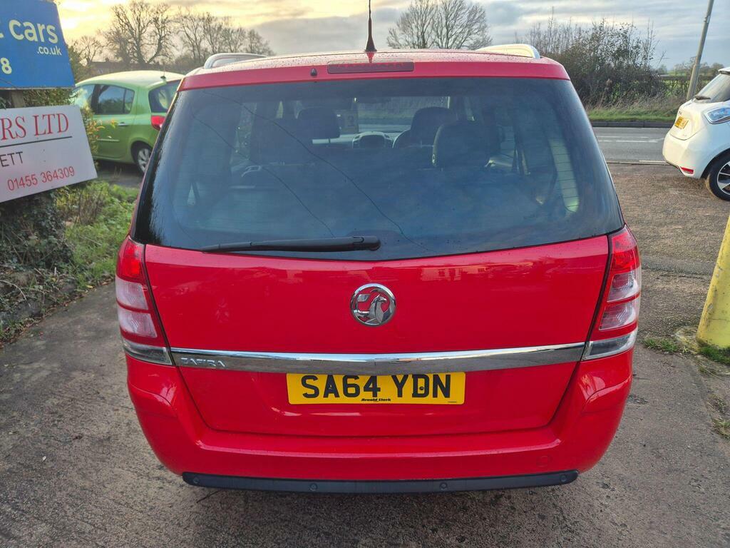Vauxhall Zafira 1.8 16V Design Euro 5 SA64YDN Red #5