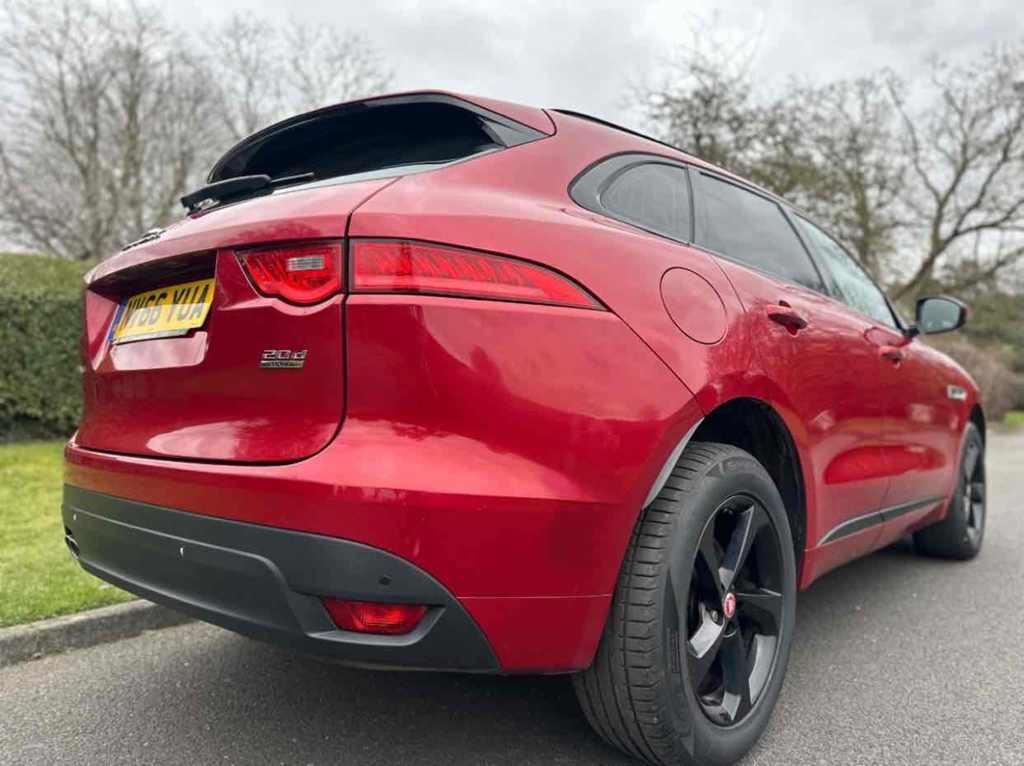 Jaguar F-Pace D180 R-sport U2460 Ulez NV66YUA Red #4