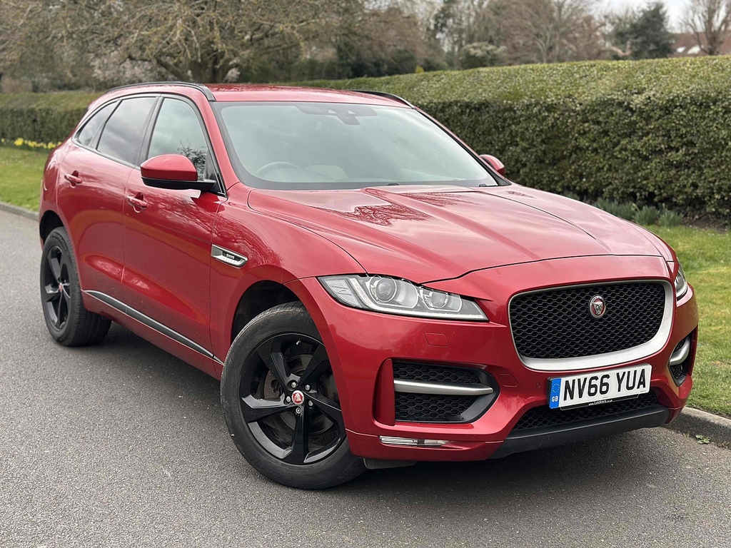 Jaguar F-Pace D180 R-sport U2460 Ulez Red