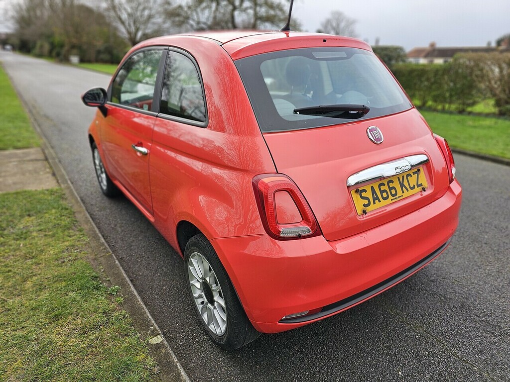 Fiat 500 Pop Star U3278 Ulez SA66KCZ Pink #6