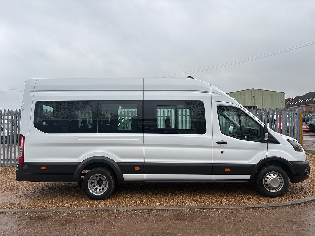 Ford Transit Custom 460 2.0 Ecoblue Leader L4 Xlwb 17 Seater Minibus - WN23FZA White #5