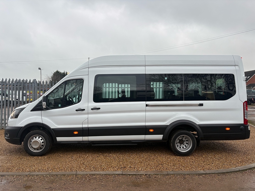Ford Transit Custom 460 2.0 Ecoblue Leader L4 Xlwb 17 Seater Minibus - WN23FZA White #6