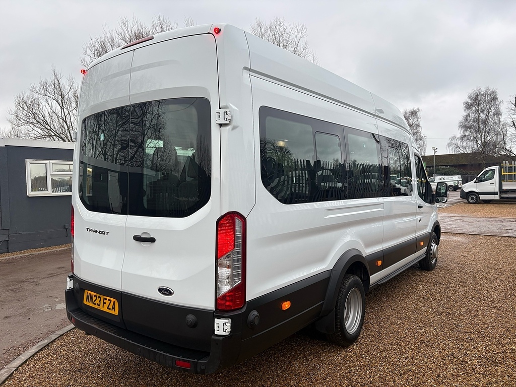 Ford Transit Custom 460 2.0 Ecoblue Leader L4 Xlwb 17 Seater Minibus - WN23FZA White #4