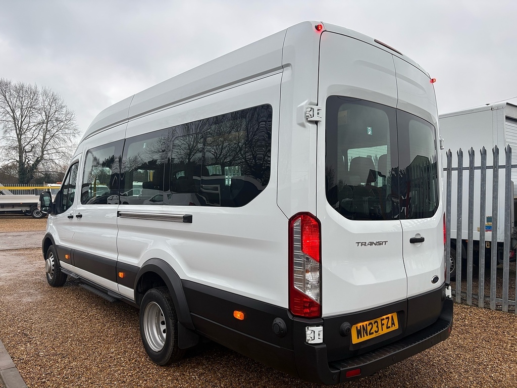 Ford Transit Custom 460 2.0 Ecoblue Leader L4 Xlwb 17 Seater Minibus - WN23FZA White #3