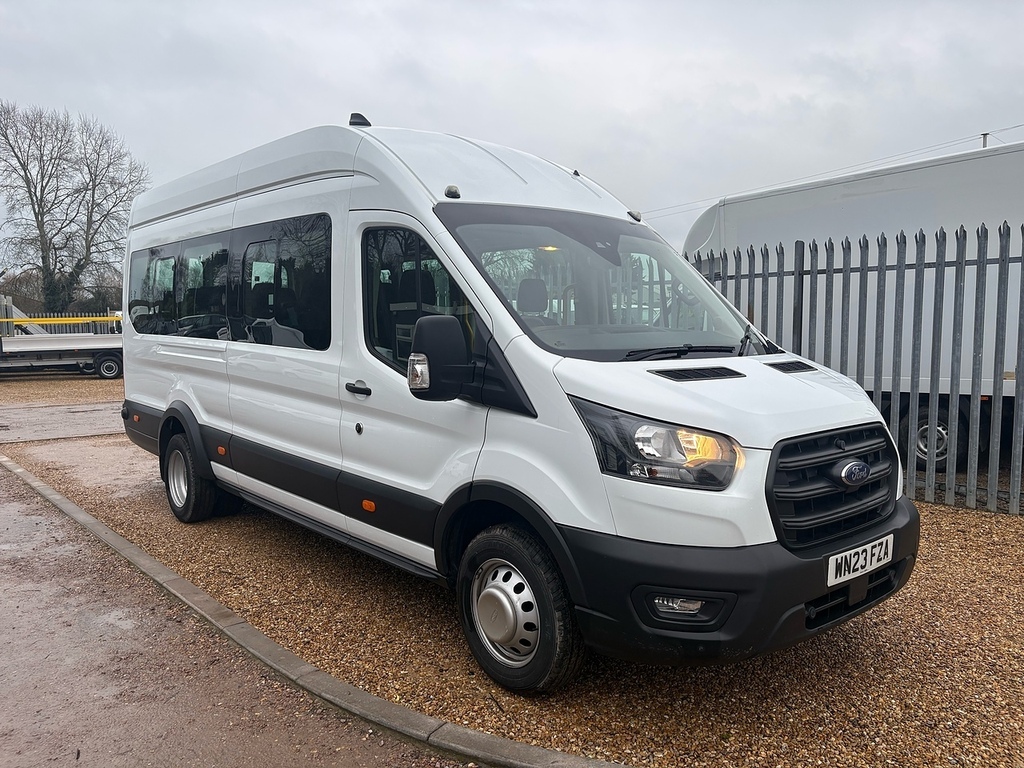 Ford Transit Custom 460 2.0 Ecoblue Leader L4 Xlwb 17 Seater Minibus - White