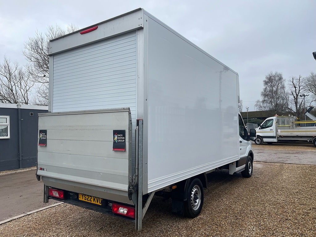Ford Transit Custom 350 2.0 Ecoblue Leader L4 Xlwb Luton Van - Tail LI YS22KVU White #5