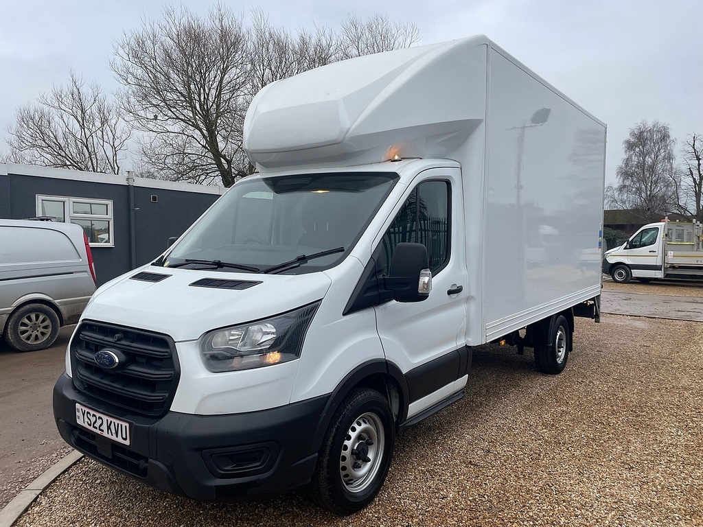 Ford Transit Custom 350 2.0 Ecoblue Leader L4 Xlwb Luton Van - Tail LI YS22KVU White #3