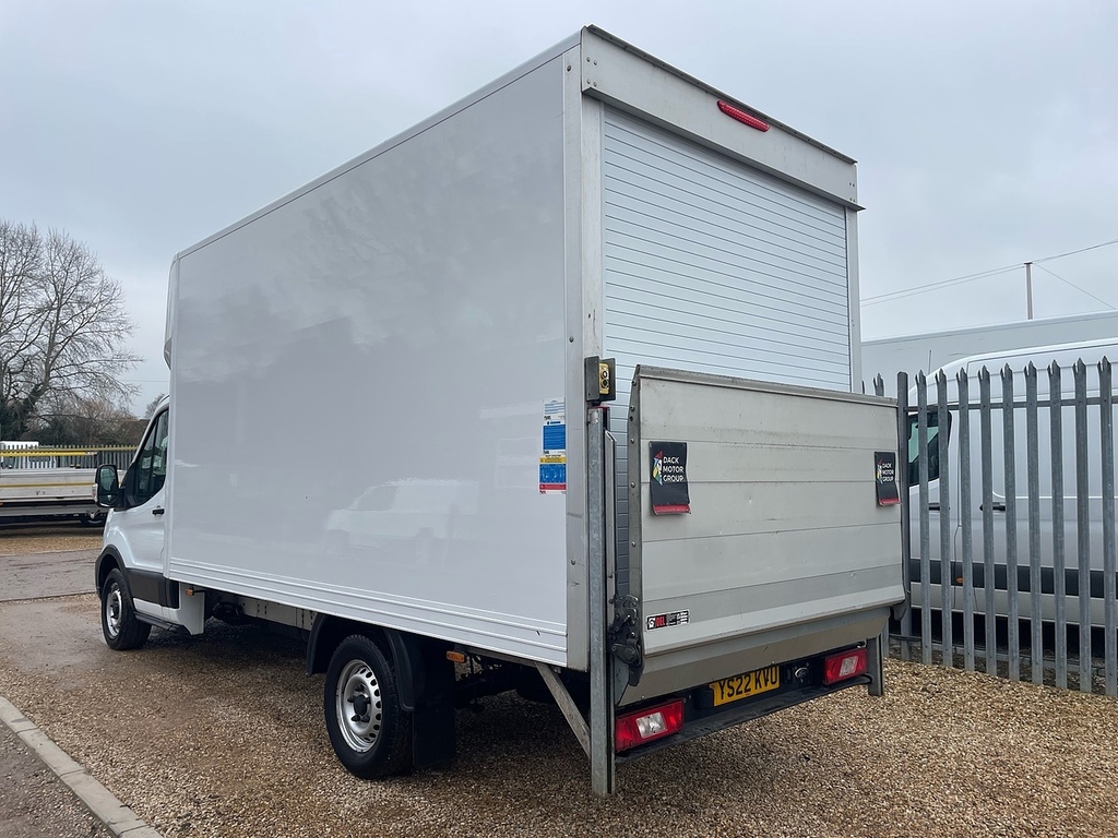 Ford Transit Custom 350 2.0 Ecoblue Leader L4 Xlwb Luton Van - Tail LI YS22KVU White #4