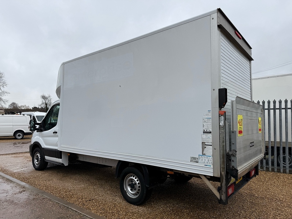 Ford Transit Custom 350 2.0 Ecoblue Leader L4 Xlwb Luton Van Tail Lift WN71KWM White #3