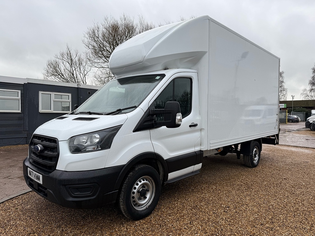 Ford Transit Custom 350 2.0 Ecoblue Leader L4 Xlwb Luton Van Tail Lift WN71KWM White #2