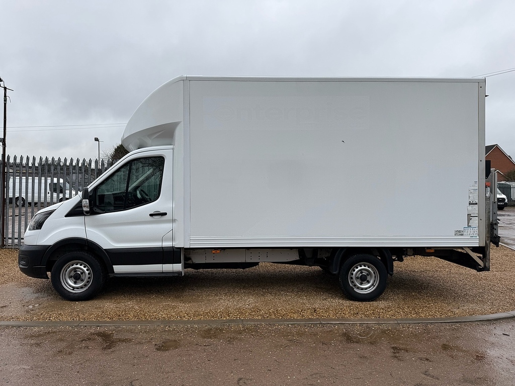 Ford Transit Custom 350 2.0 Ecoblue Leader L4 Xlwb Luton Van Tail Lift WN71KWM White #6