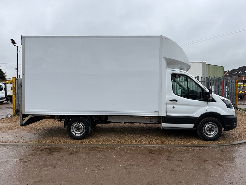 Ford Transit Custom 350 2.0 Ecoblue Leader L4 Xlwb Luton Van Tail Lift WN71KWM White #5