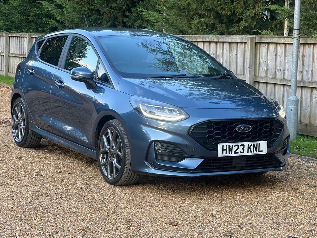 Ford Fiesta 1.0T Ecoboost Mhev St-line Edition Euro 6 S S HW23KNL Blue #6