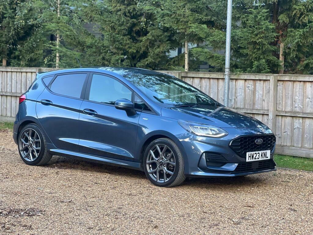 Ford Fiesta 1.0T Ecoboost Mhev St-line Edition Euro 6 S S HW23KNL Blue #5