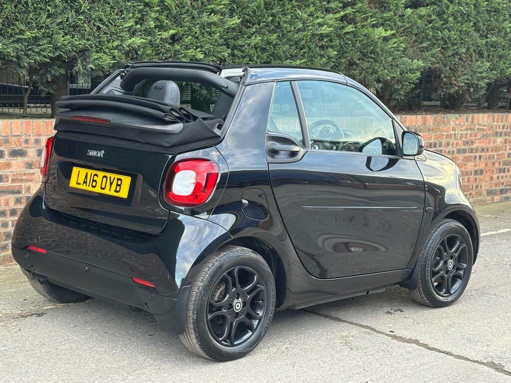 Smart Fortwo Cabrio 0.9T Prime Cabriolet Twinamic Euro 6 S S Black