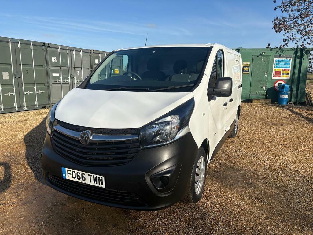 Vauxhall Vivaro 1.6 Cdti 2900 Ecoflex L1 H1 Euro 6 S S FD66TWN White #3