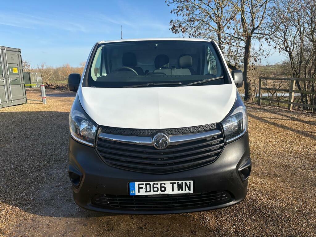 Vauxhall Vivaro 1.6 Cdti 2900 Ecoflex L1 H1 Euro 6 S S FD66TWN White #2