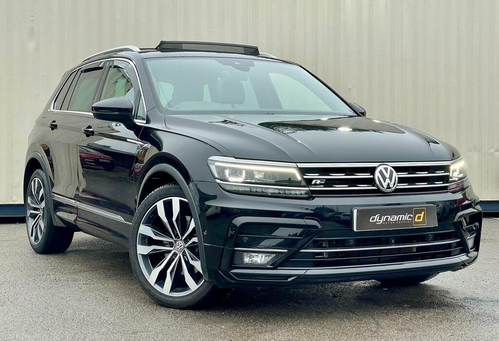 Volkswagen Tiguan Suv 2.0 Tdi R-line Tech Dsg 4Motion Euro 6 Ss 5 KS69ZLY Black #2